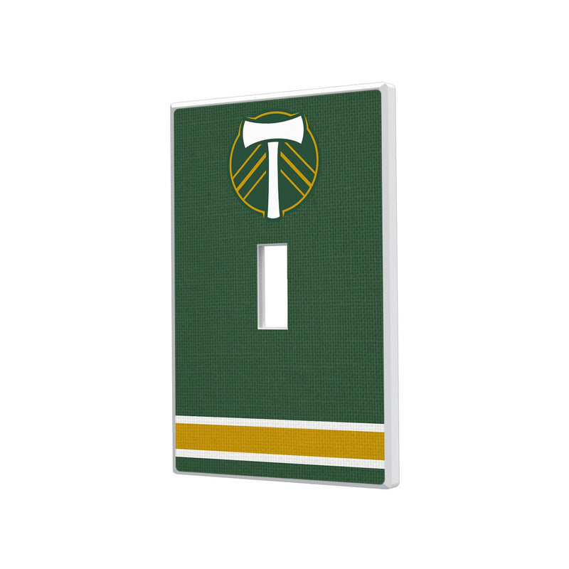 Portland Timbers   Stripe Hidden-Screw Light Switch Plate