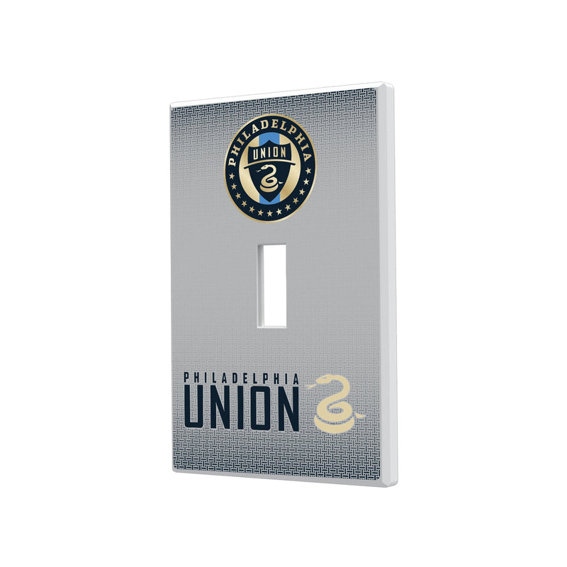 Philadelphia Union   Linen Hidden-Screw Light Switch Plate