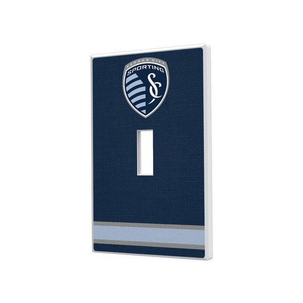 Sporting Kansas City   Stripe Hidden-Screw Light Switch Plate