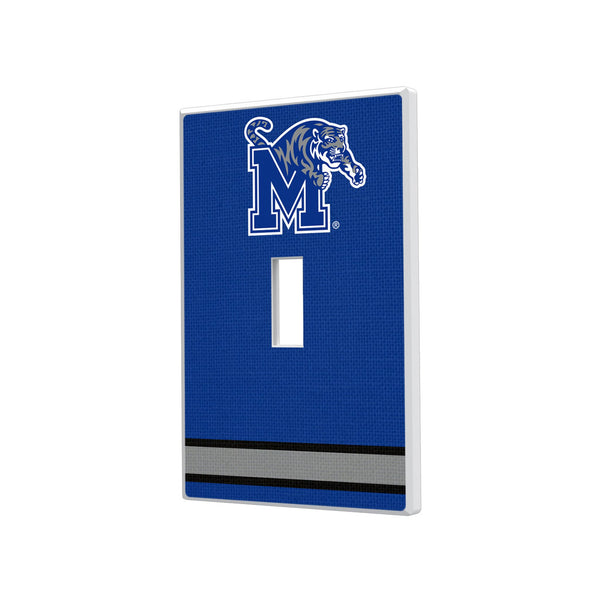 University of Memphis Tigers Stripe Hidden-Screw Light Switch Plate