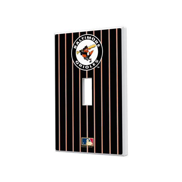 Baltimore Orioles 1966-1969 - Cooperstown Collection Pinstripe Hidden-Screw Light Switch Plate