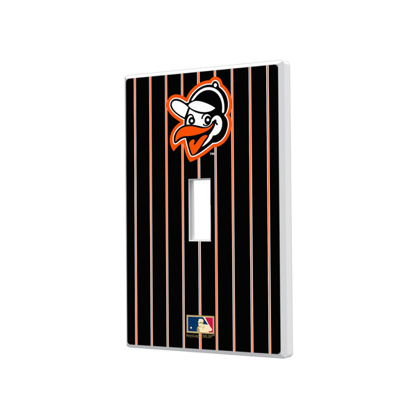 Baltimore Orioles 1955 - Cooperstown Collection Pinstripe Hidden-Screw Light Switch Plate