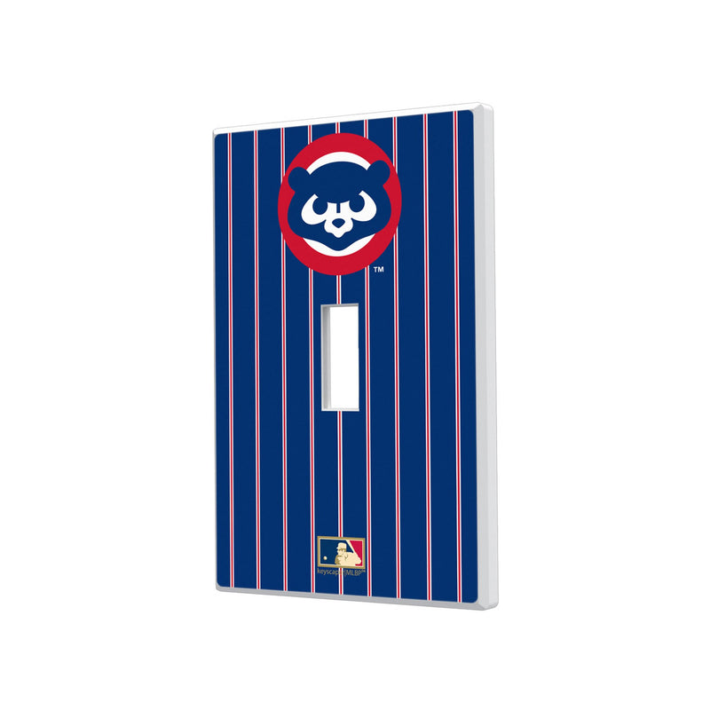 Chicago Cubs Home 1979-1993 - Cooperstown Collection Pinstripe Hidden-Screw Light Switch Plate