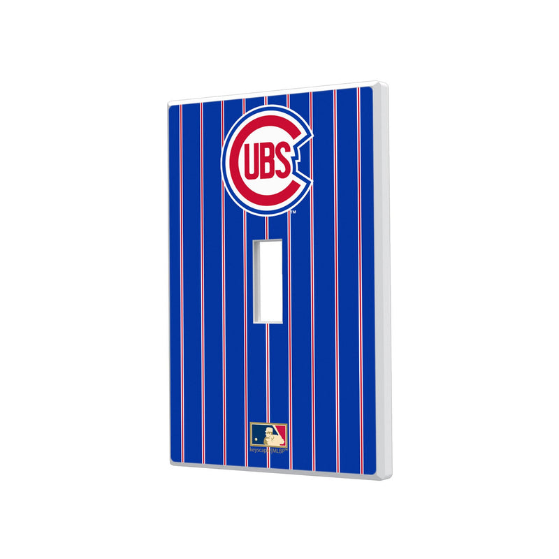 Chicago Cubs 1948-1956 - Cooperstown Collection Pinstripe Hidden-Screw Light Switch Plate