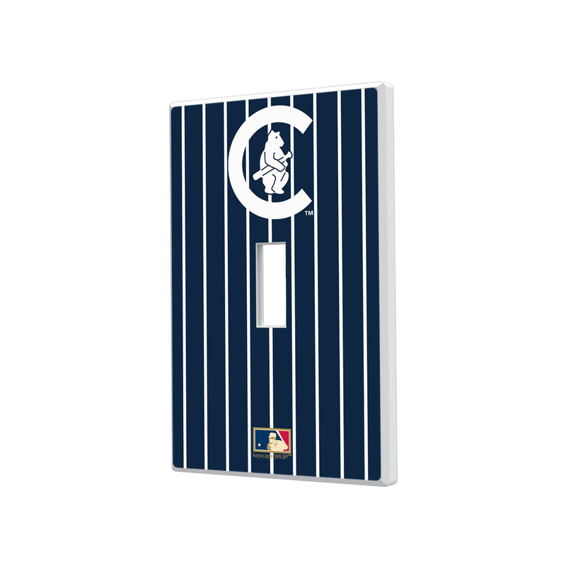 Chicago Cubs 1911-1912 - Cooperstown Collection Pinstripe Hidden-Screw Light Switch Plate