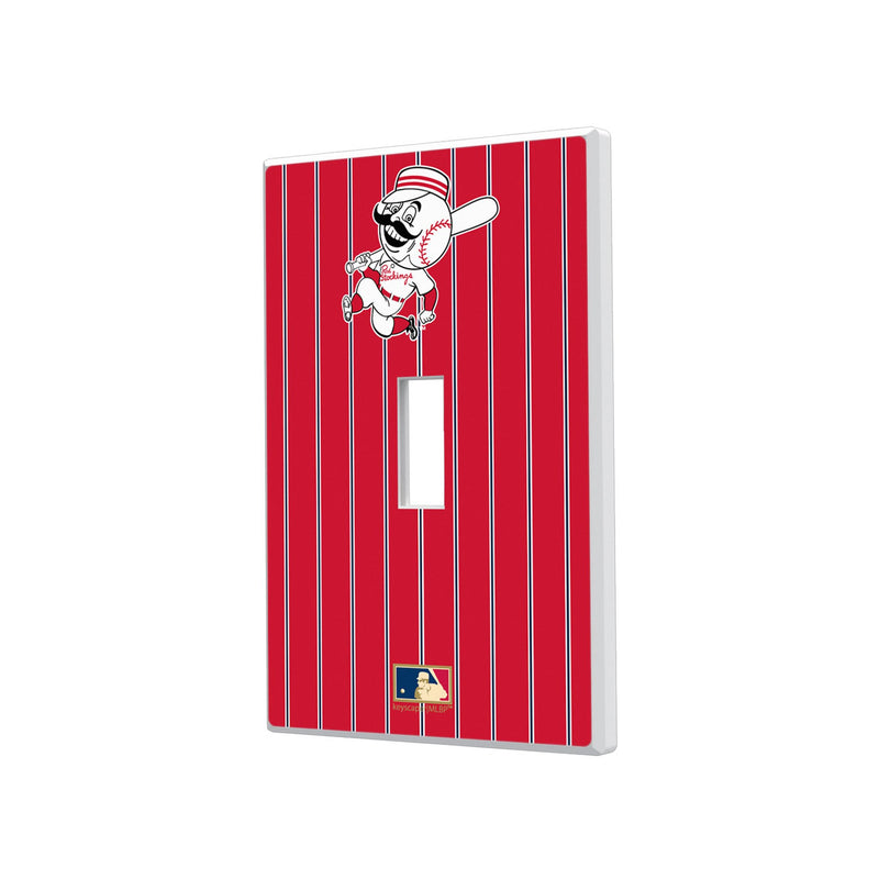 Cincinnati Reds 1953-1967 - Cooperstown Collection Pinstripe Hidden-Screw Light Switch Plate