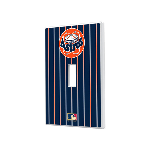 Houston Astros 1977-1993 - Cooperstown Collection Pinstripe Hidden-Screw Light Switch Plate