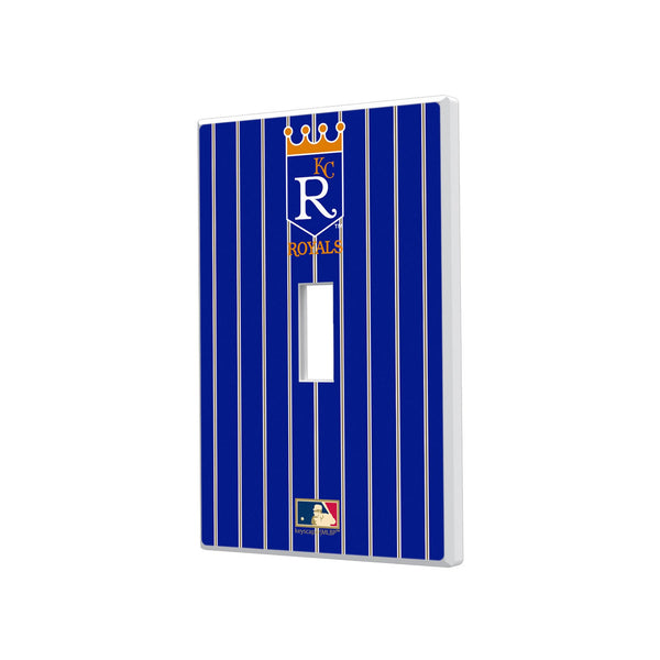 Kansas City Royals 1969-1978 - Cooperstown Collection Pinstripe Hidden-Screw Light Switch Plate