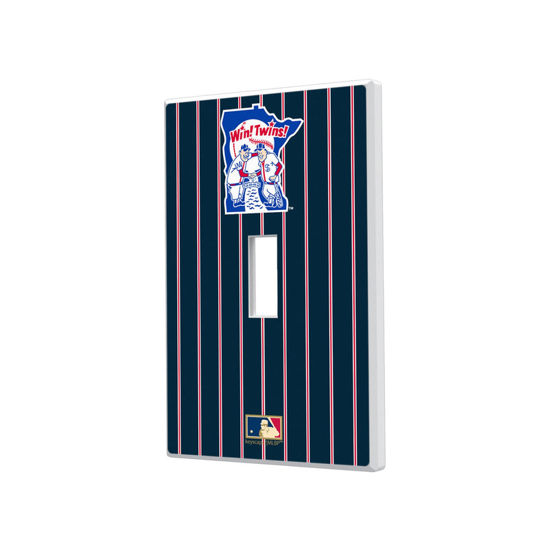 Minnesota Twins 1976-1986 - Cooperstown Collection Pinstripe Hidden-Screw Light Switch Plate