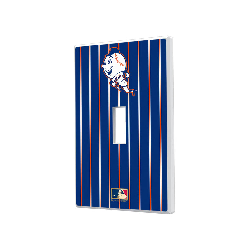 New York Mets 2014 - Cooperstown Collection Pinstripe Hidden-Screw Light Switch Plate