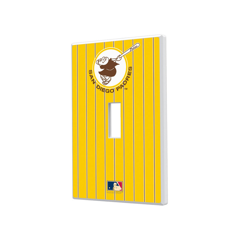 San Diego Padres 1969-1984 - Cooperstown Collection Pinstripe Hidden-Screw Light Switch Plate