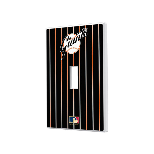 San Francisco Giants 1958-1967 - Cooperstown Collection Pinstripe Hidden-Screw Light Switch Plate