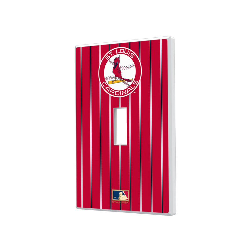 St Louis Cardinals 1966-1997 - Cooperstown Collection Pinstripe Hidden-Screw Light Switch Plate