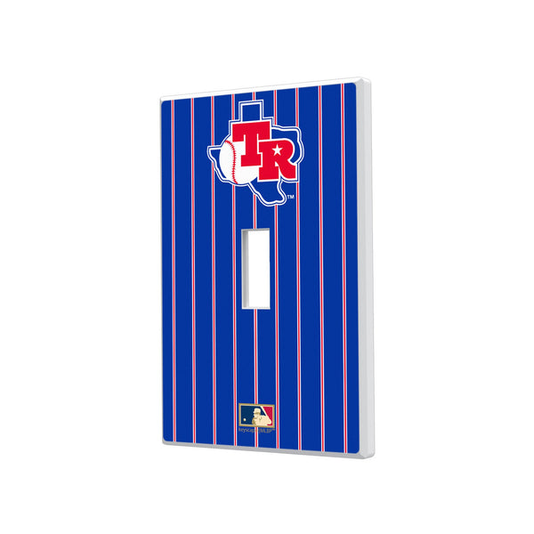 Texas Rangers 1981-1983 - Cooperstown Collection Pinstripe Hidden-Screw Light Switch Plate