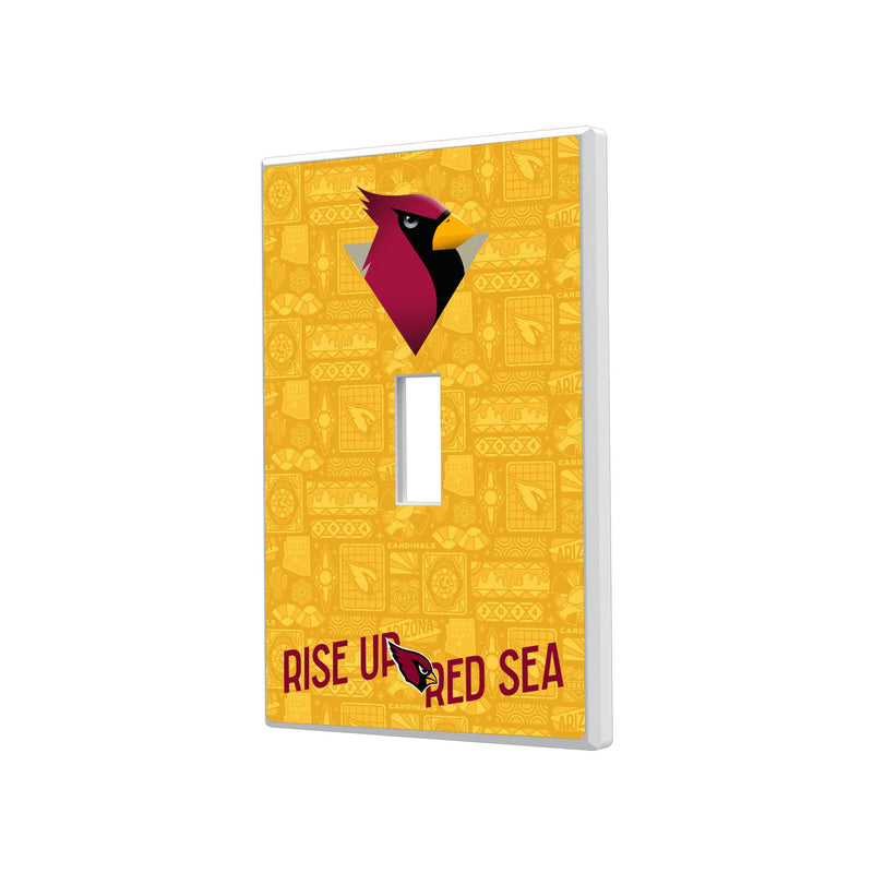 Arizona Cardinals 2024 Illustrated Limited Edition Hidden-Screw Light Switch Plate