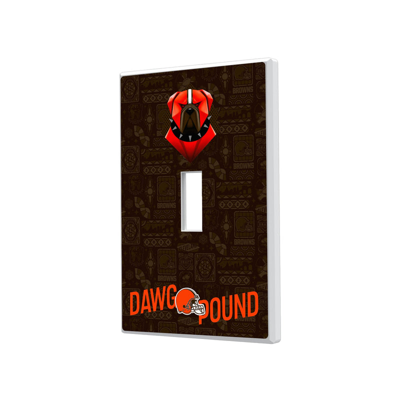 Cleveland Browns 2024 Illustrated Limited Edition Hidden-Screw Light Switch Plate