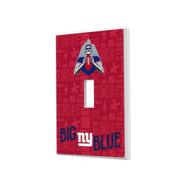 New York Giants 2024 Illustrated Limited Edition Hidden-Screw Light Switch Plate