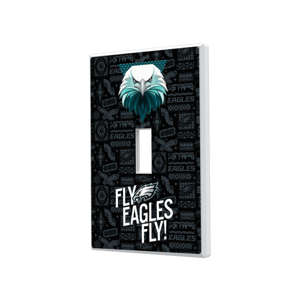 Philadelphia Eagles 2024 Illustrated Limited Edition Hidden-Screw Light Switch Plate