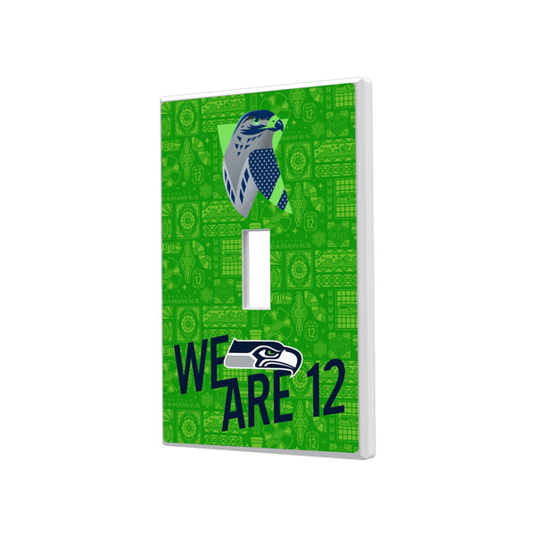 Seattle Seahawks 2024 Illustrated Limited Edition Hidden-Screw Light Switch Plate