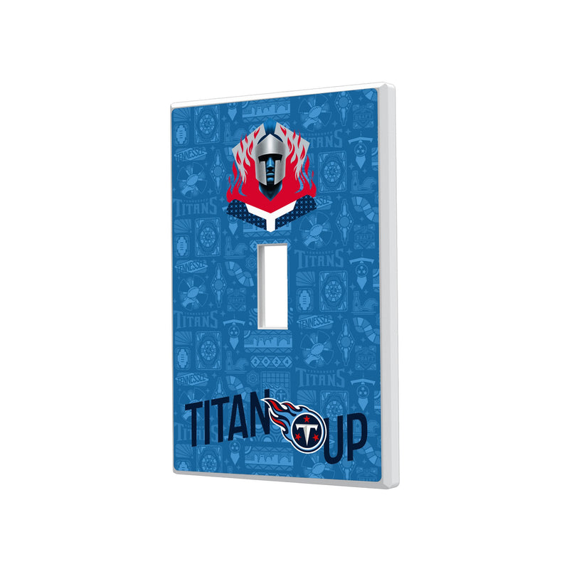 Tennessee Titans 2024 Illustrated Limited Edition Hidden-Screw Light Switch Plate