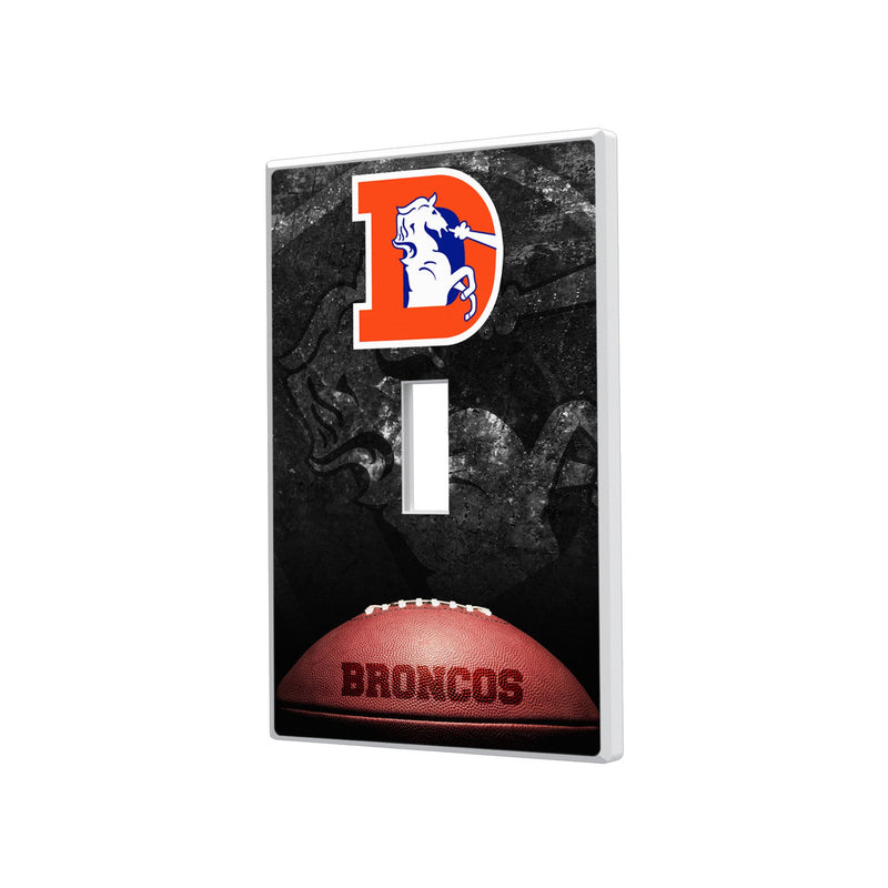 Denver Broncos 1993-1996 Historic Collection Legendary Hidden-Screw Light Switch Plate