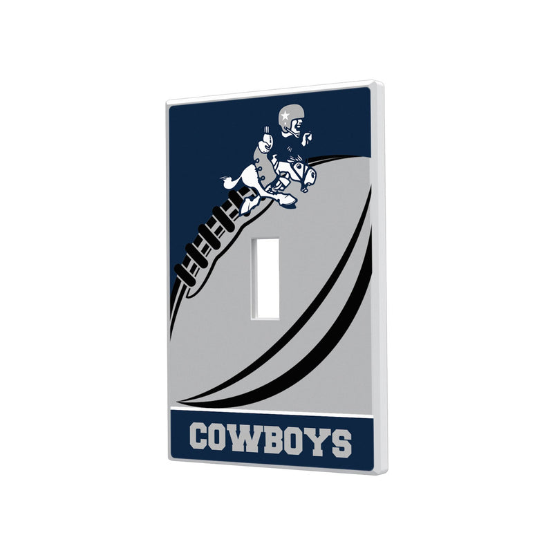 Dallas Cowboys 1966-1969 Historic Collection Passtime Hidden-Screw Light Switch Plate