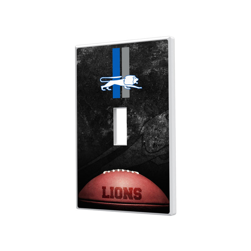 Detroit Lions Retro Legendary Hidden-Screw Light Switch Plate