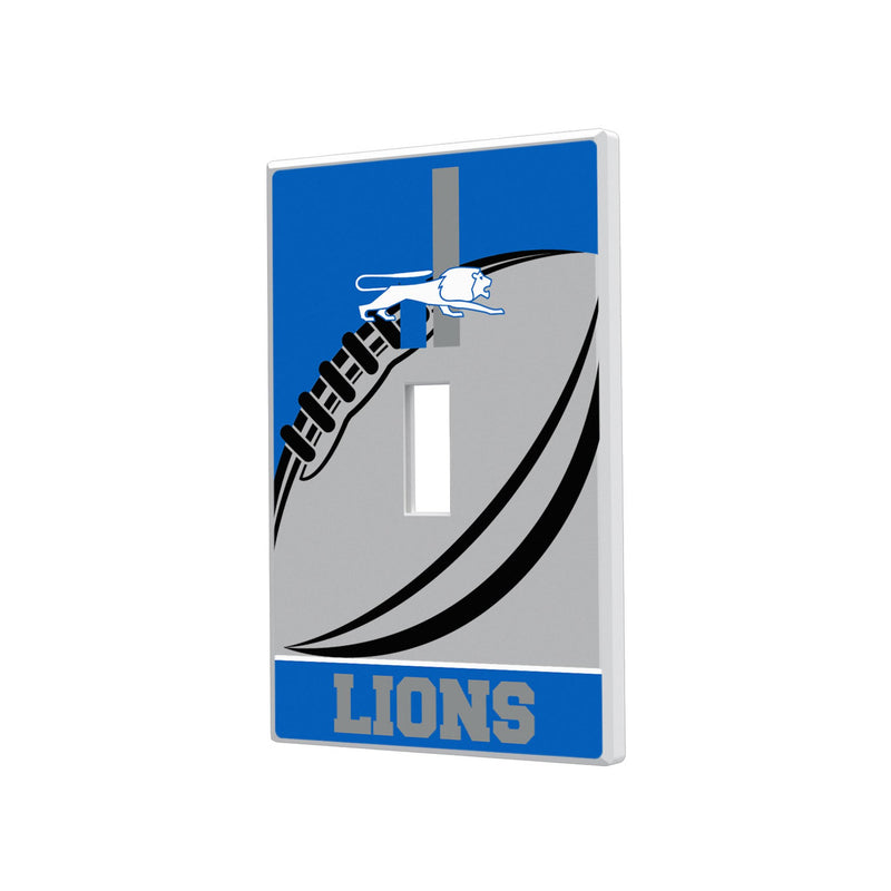 Detroit Lions Retro Passtime Hidden-Screw Light Switch Plate