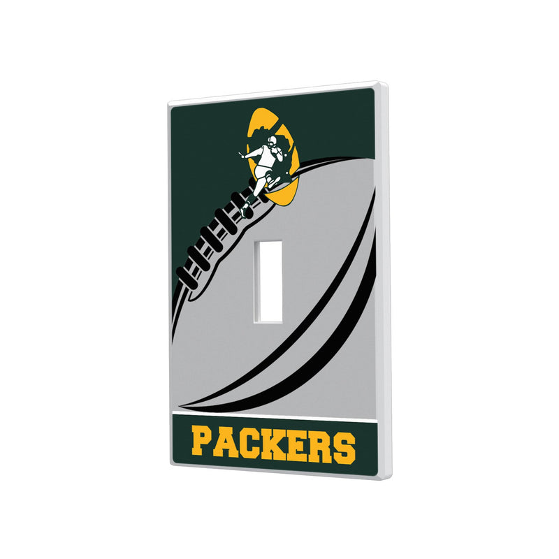 Green Bay Packers Historic Collection Passtime Hidden-Screw Light Switch Plate