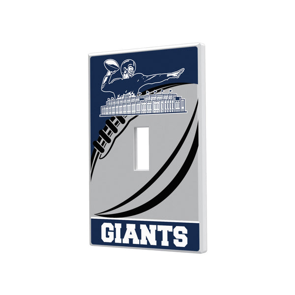 New York Giants 1960-1966 Historic Collection Passtime Hidden-Screw Light Switch Plate