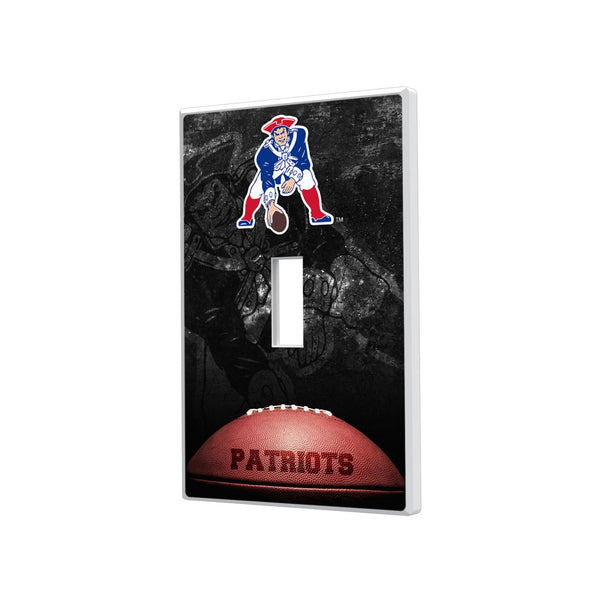 New England Patriots Historic Collection Legendary Hidden-Screw Light Switch Plate