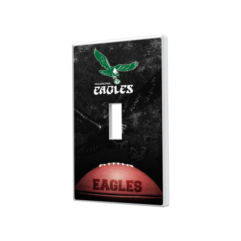 Philadelphia Eagles 1973-1995 Historic Collection Legendary Hidden-Screw Light Switch Plate