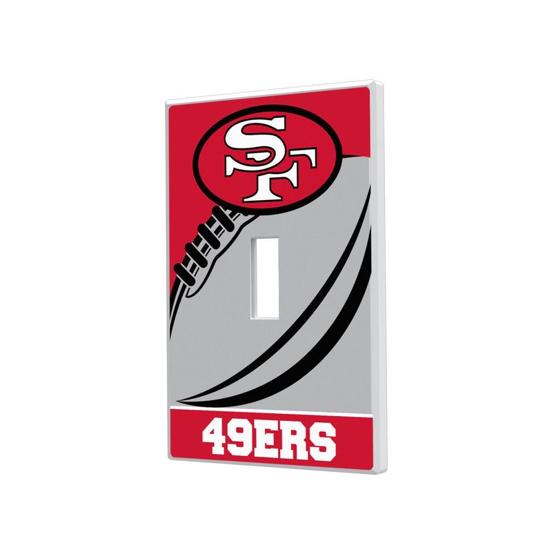 San Francisco 49ers Historic Collection Passtime Hidden-Screw Light Switch Plate