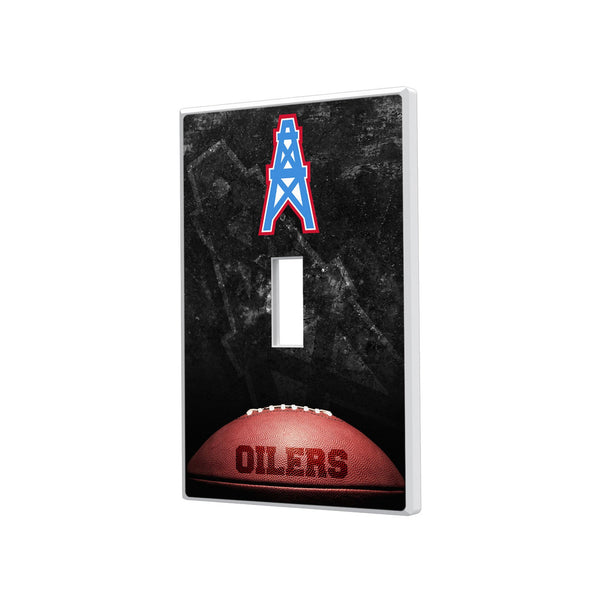 Houston Oilers Historic Collection Legendary Hidden-Screw Light Switch Plate