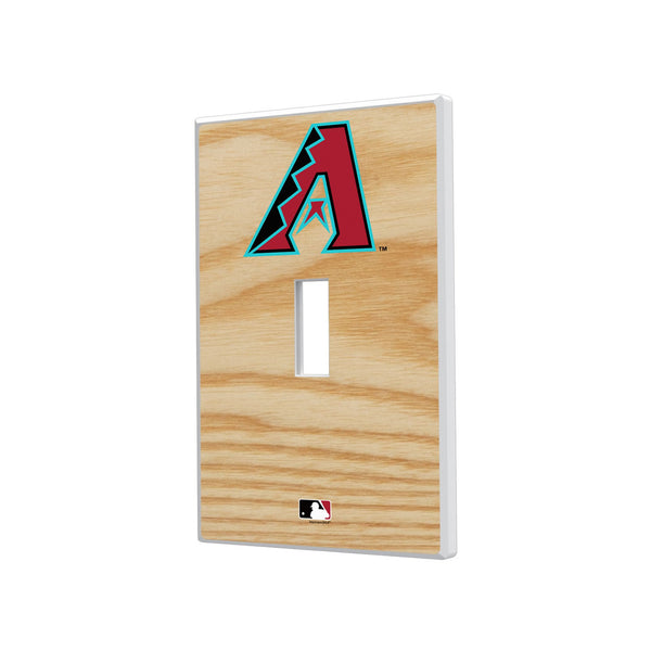 Arizona Diamondbacks Baseball Bat Hidden-Screw Light Switch Plate