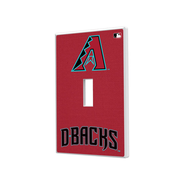 Arizona Diamondbacks Solid Hidden-Screw Light Switch Plate