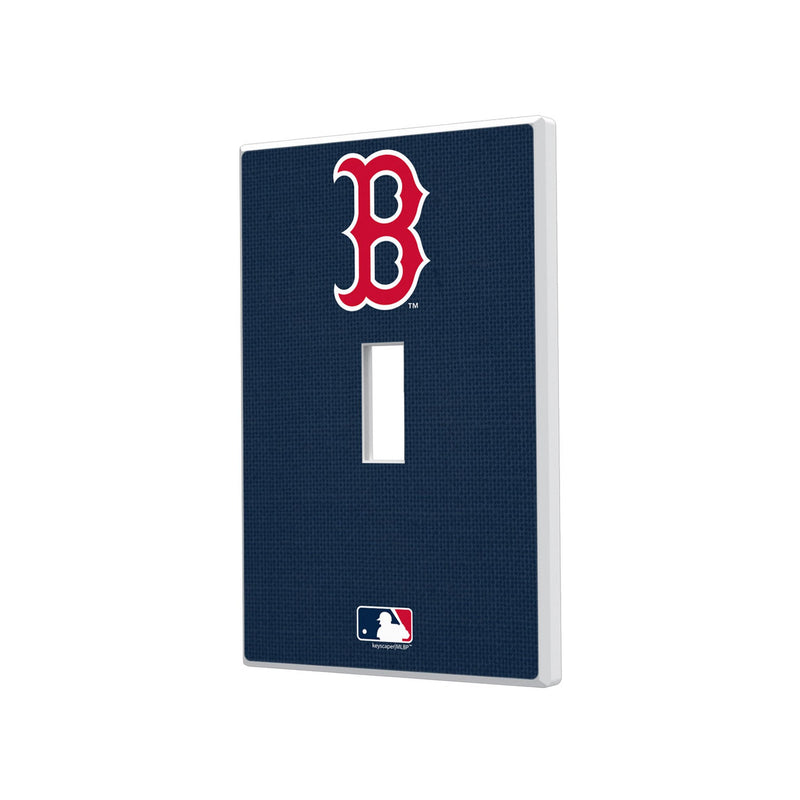 Boston Red Sox Solid Hidden-Screw Light Switch Plate