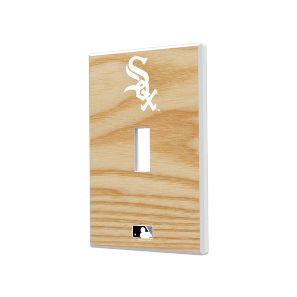 Chicago White Sox Baseball Bat Hidden-Screw Light Switch Plate