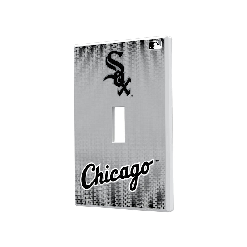 Chicago White Sox Linen Hidden-Screw Light Switch Plate