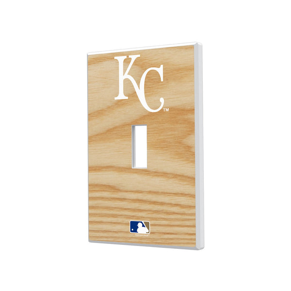 Kansas City Royals Baseball Bat Hidden-Screw Light Switch Plate