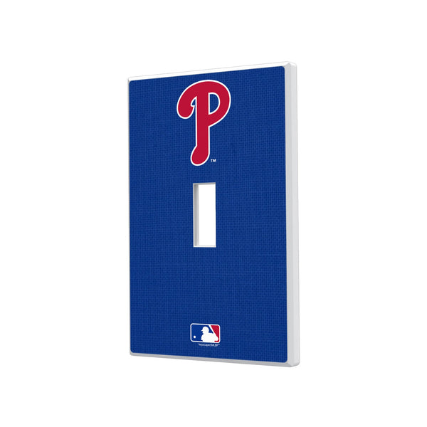 Philadelphia Phillies Solid Hidden-Screw Light Switch Plate