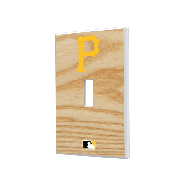 Pittsburgh Pirates Baseball Bat Hidden-Screw Light Switch Plate