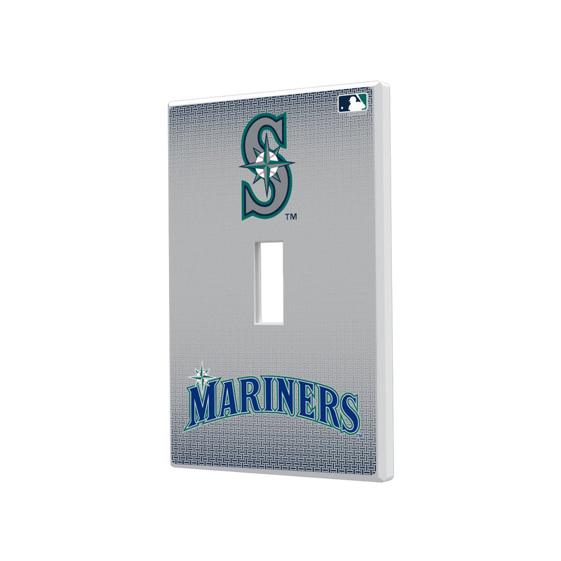 Seattle Mariners Linen Hidden-Screw Light Switch Plate