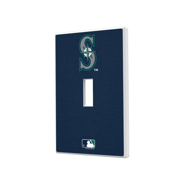 Seattle Mariners Solid Hidden-Screw Light Switch Plate