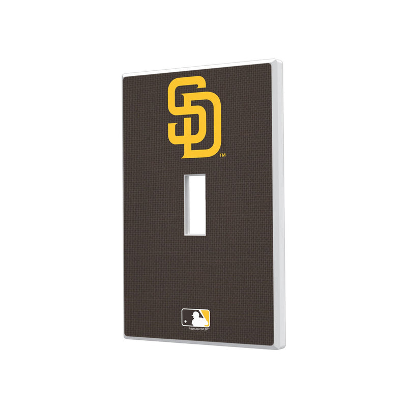 San Diego Padres Solid Hidden-Screw Light Switch Plate