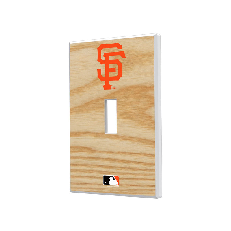 San Francisco Giants Baseball Bat Hidden-Screw Light Switch Plate