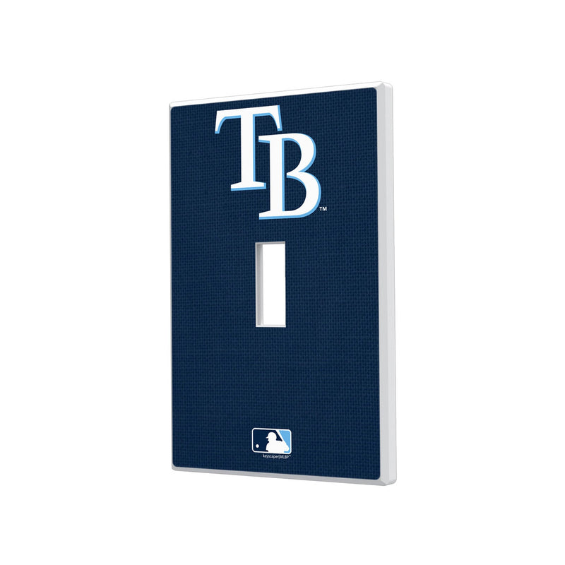 Tampa Bay Rays Solid Hidden-Screw Light Switch Plate