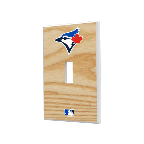 Toronto Blue Jays Baseball Bat Hidden-Screw Light Switch Plate