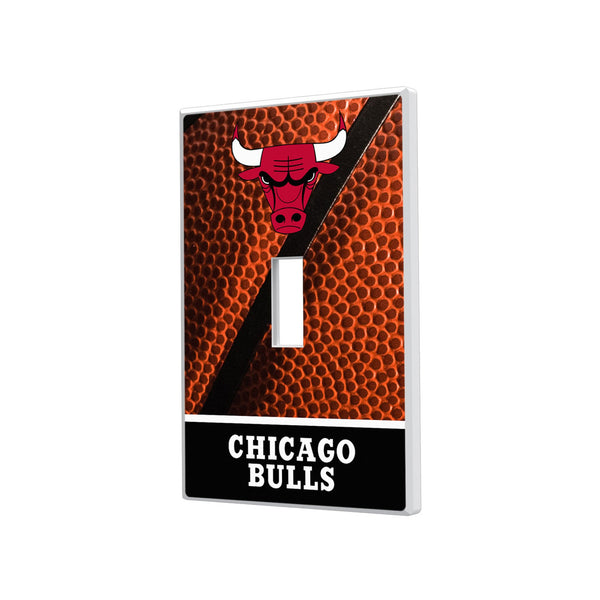 Chicago Bulls Basketball Hidden-Screw Light Switch Plate