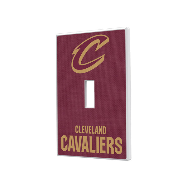 Cleveland Cavaliers Solid Hidden-Screw Light Switch Plate